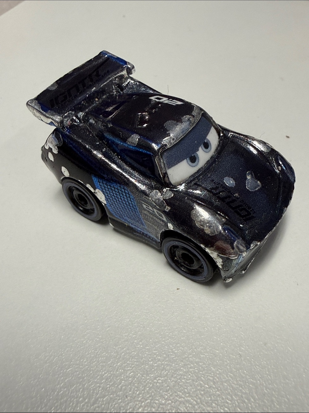Disney Pixar cars mini racers metallic Jackson storm